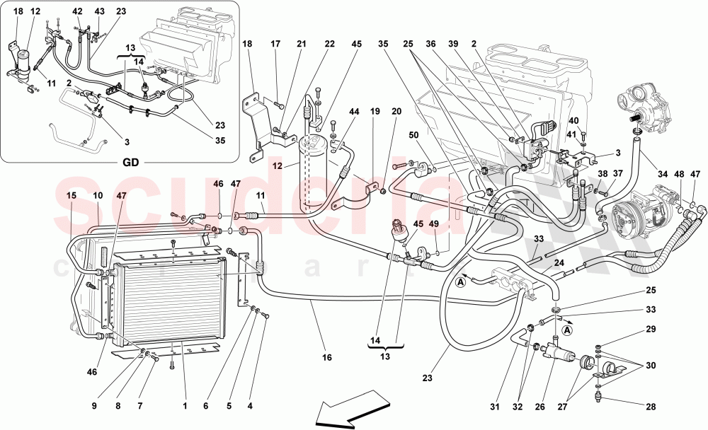 AC SYSTEM of Ferrari Ferrari 430 Coupe