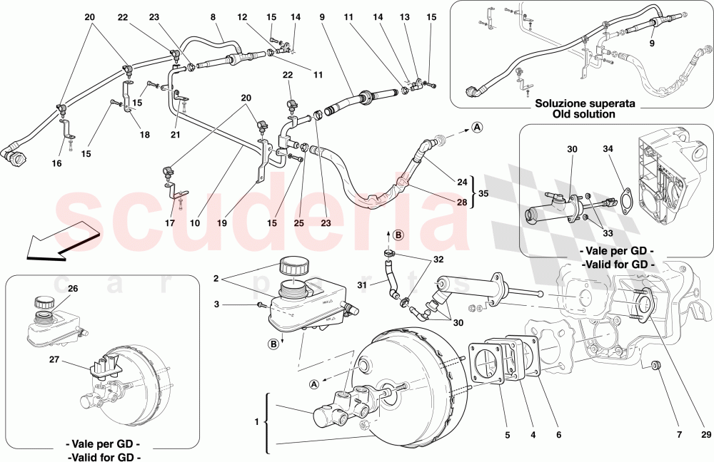 POWER STEERING SYSTEM of Ferrari Ferrari California (2012-2014)