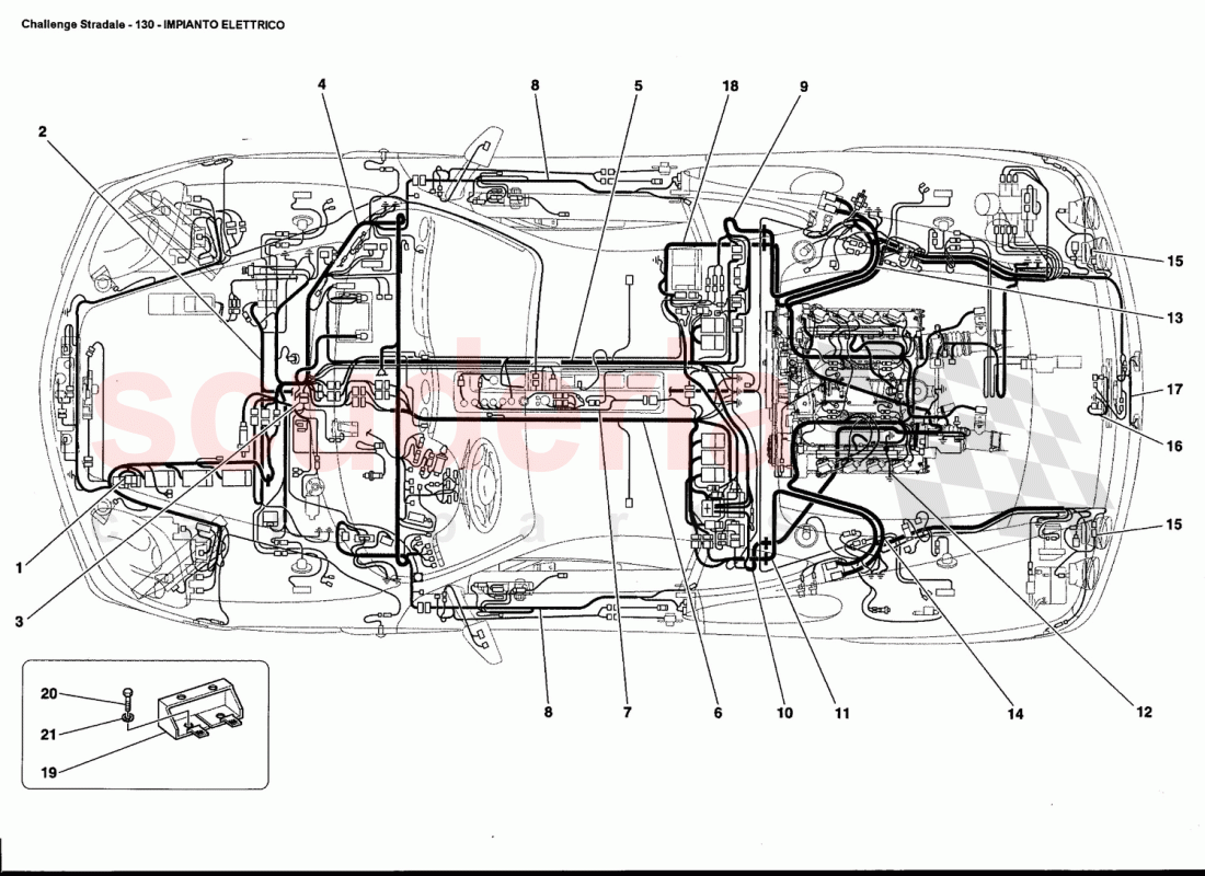 ELECTRICAL SYSTEM of Ferrari Ferrari 360 Challenge Stradale