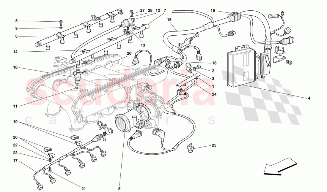 INJECTION DEVICE of Ferrari Ferrari 456 GT/GTA