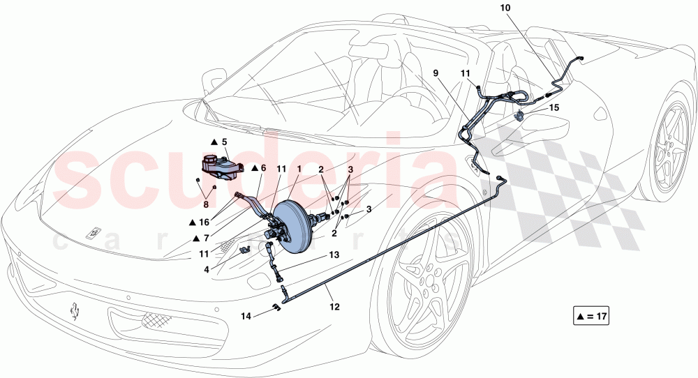 POWER STEERING SYSTEM of Ferrari Ferrari 458 Spider