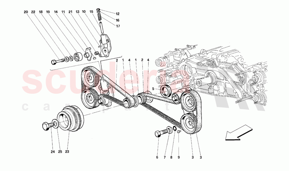 Timing system - Controls of Ferrari Ferrari 512 M