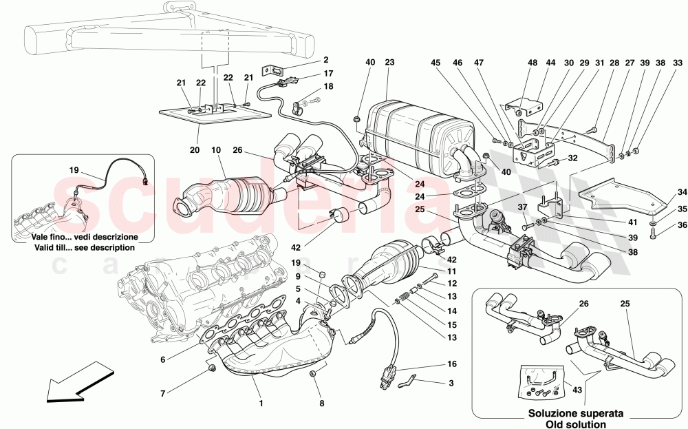 RACING EXHAUST SYSTEM of Ferrari Ferrari 430 Coupe