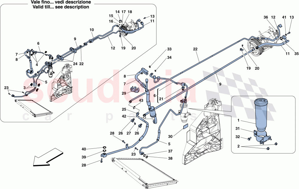 AC SYSTEM - FREON of Ferrari Ferrari 458 Italia