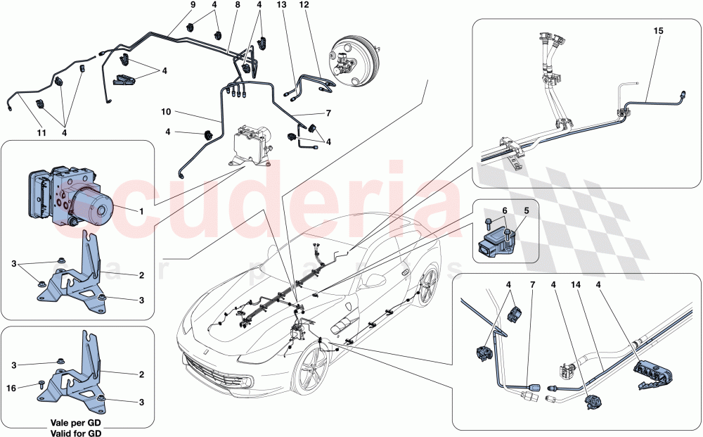 BRAKE SYSTEM of Ferrari Ferrari GTC4Lusso