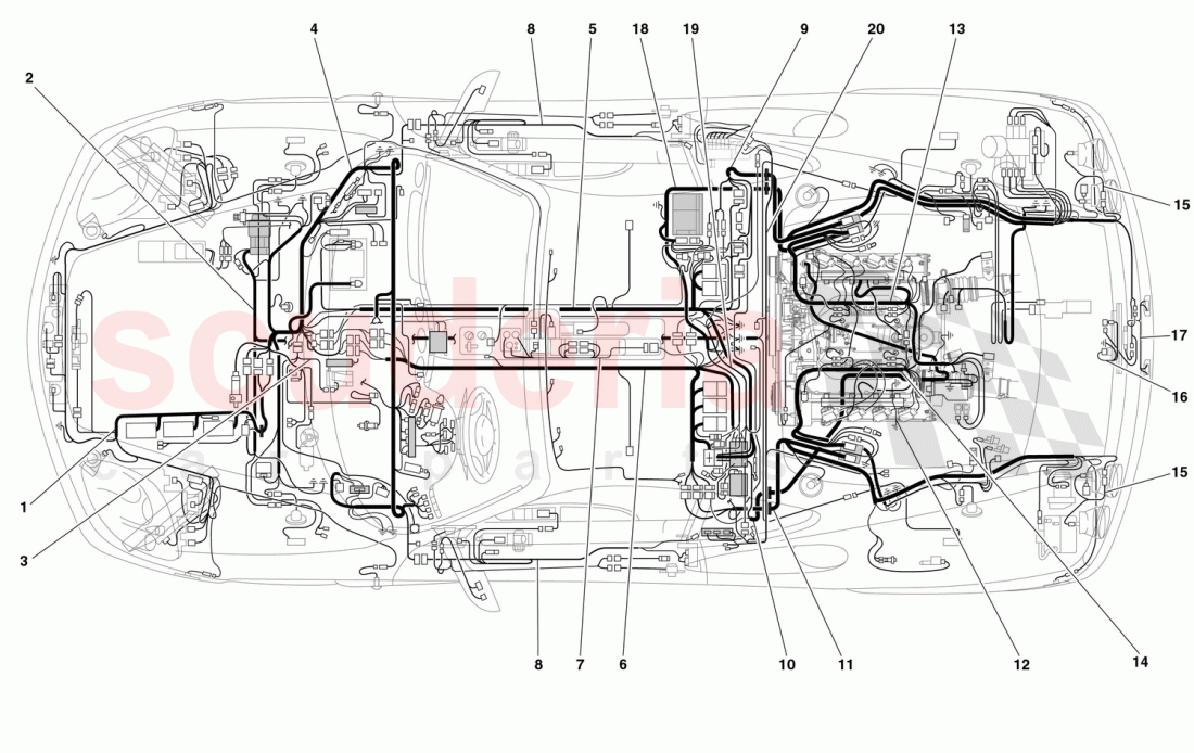 ELECTRICAL SYSTEM of Ferrari Ferrari 360 Spider