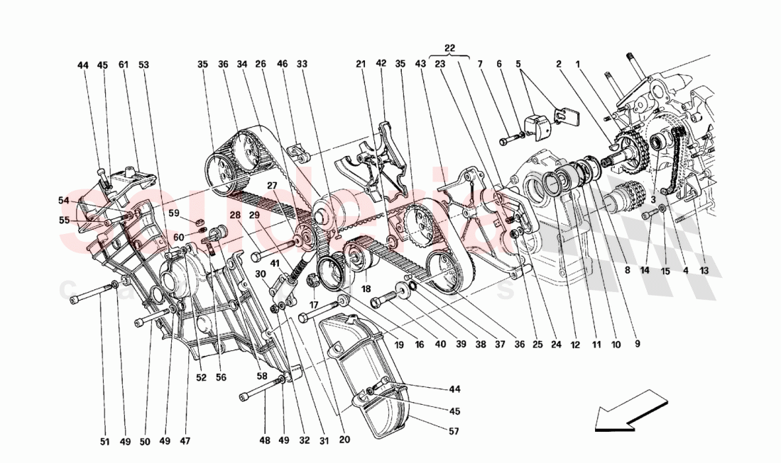 TIMING - CONTROLS of Ferrari Ferrari 348 (2.7 Motronic)