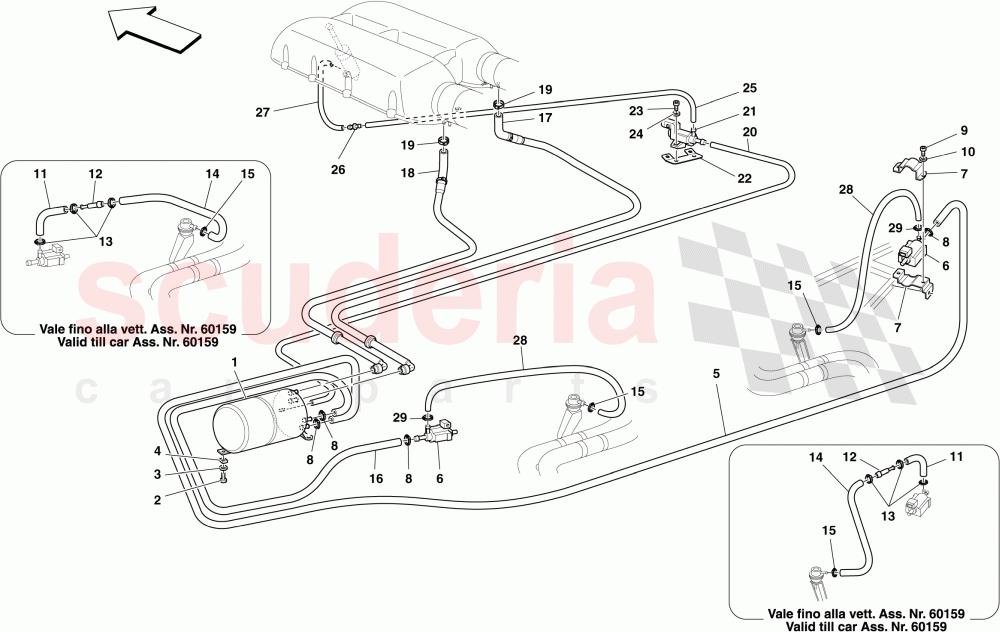 PNEUMATIC ACTUATOR SYSTEM of Ferrari Ferrari 430 Coupe