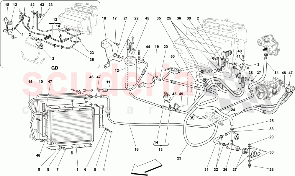 AC SYSTEM of Ferrari Ferrari 430 Spider