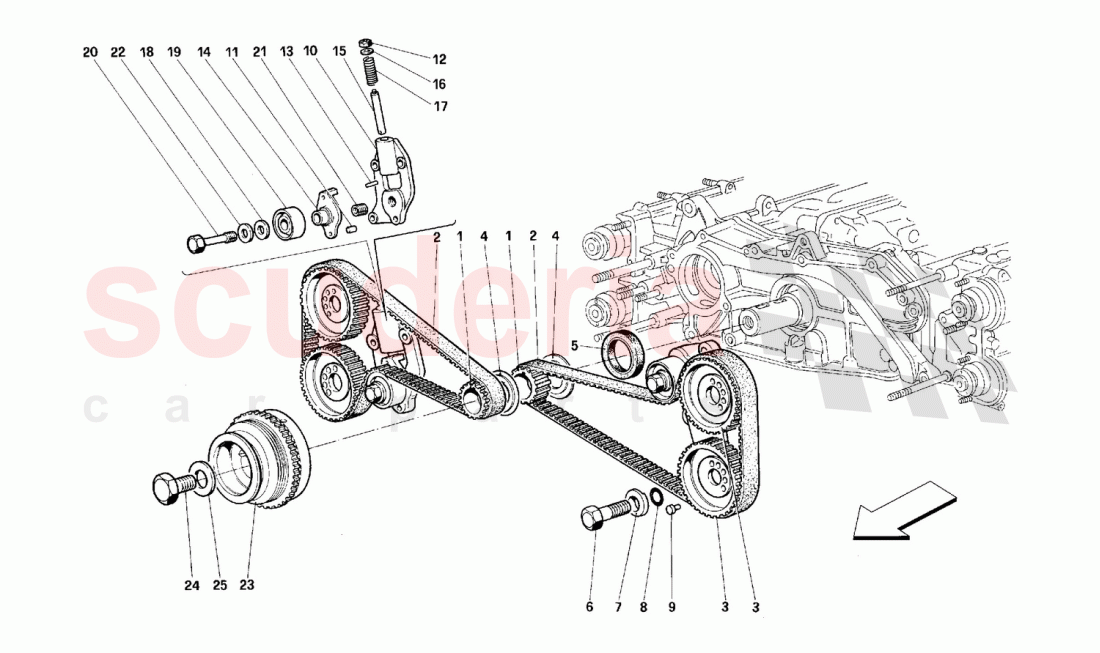 Timing system - Controls of Ferrari Ferrari 512 TR