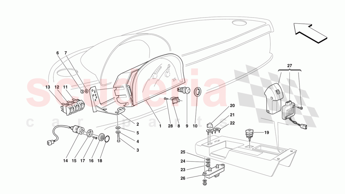 INSTRUMENTS of Ferrari Ferrari F50