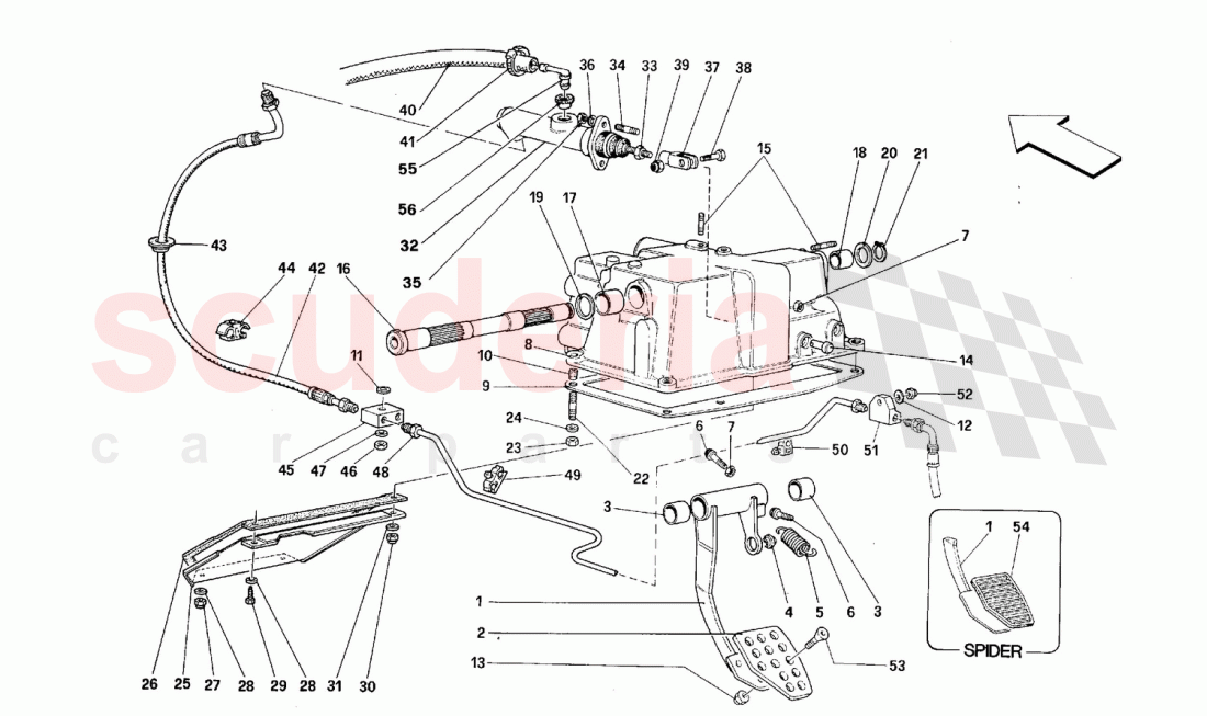 CLUTCH RELEASE CONTROL -Not for GD- of Ferrari Ferrari 348 (2.7 Motronic)