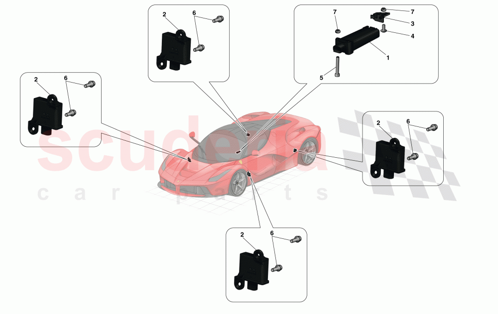 TYRE PRESSURE MONITORING SYSTEM of Ferrari Ferrari LaFerrari