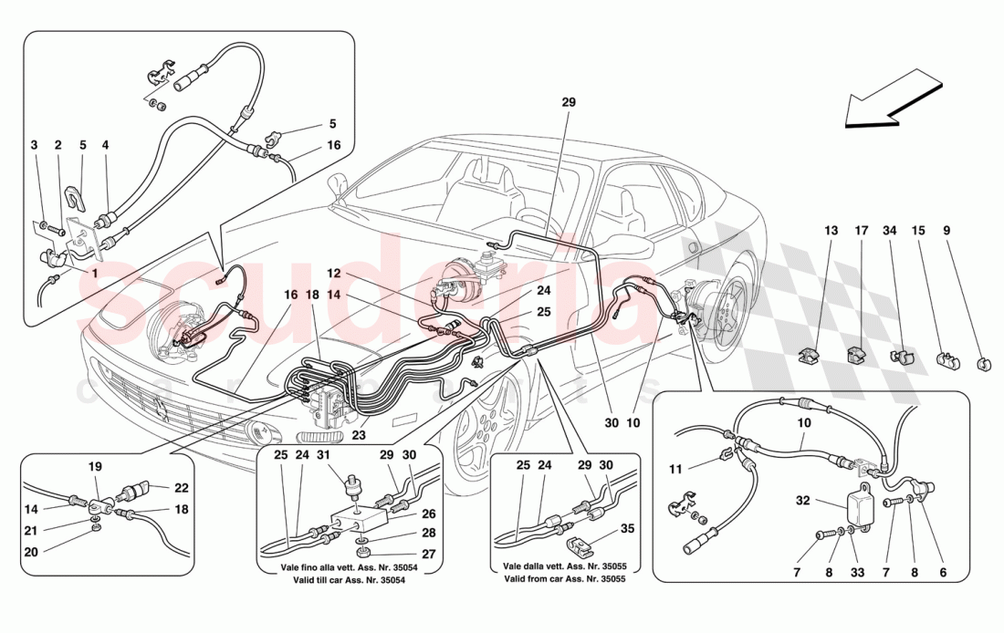 BRAKE SYSTEM -Not for GD- of Ferrari Ferrari 456 M GT/GTA