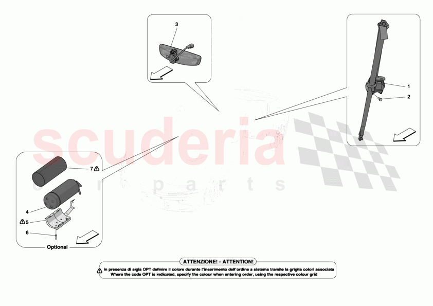 OTHER INTERIOR TRIM ACCESSORIES of Ferrari Ferrari 12Cilindri