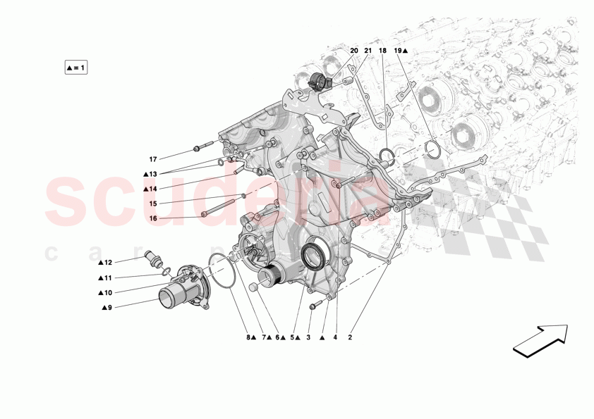 ENGINE COVERS of Ferrari Ferrari 12Cilindri Spider