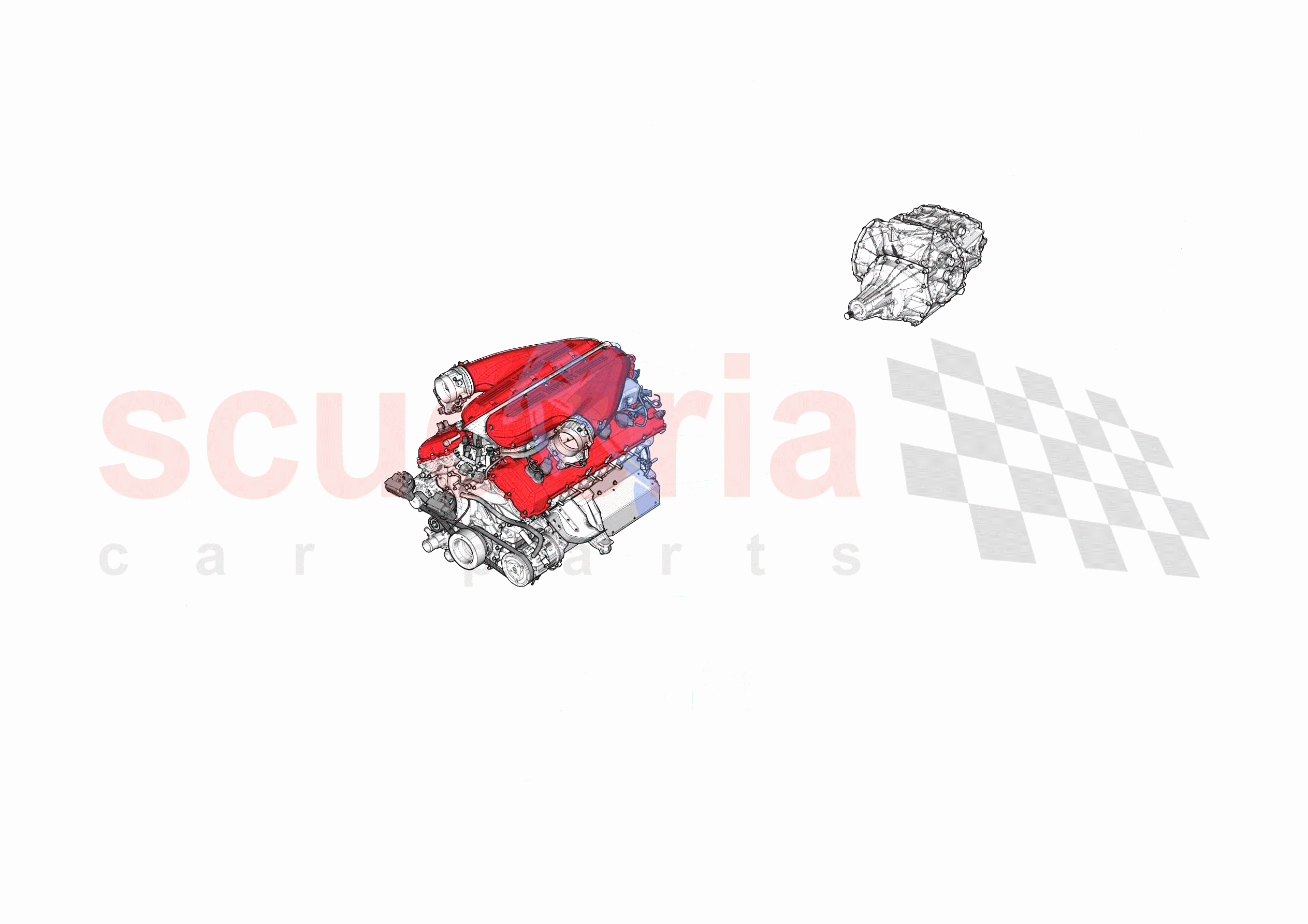 SPARE ASSEMBLY UNITS of Ferrari Ferrari 812 Competizione A Europe RH
