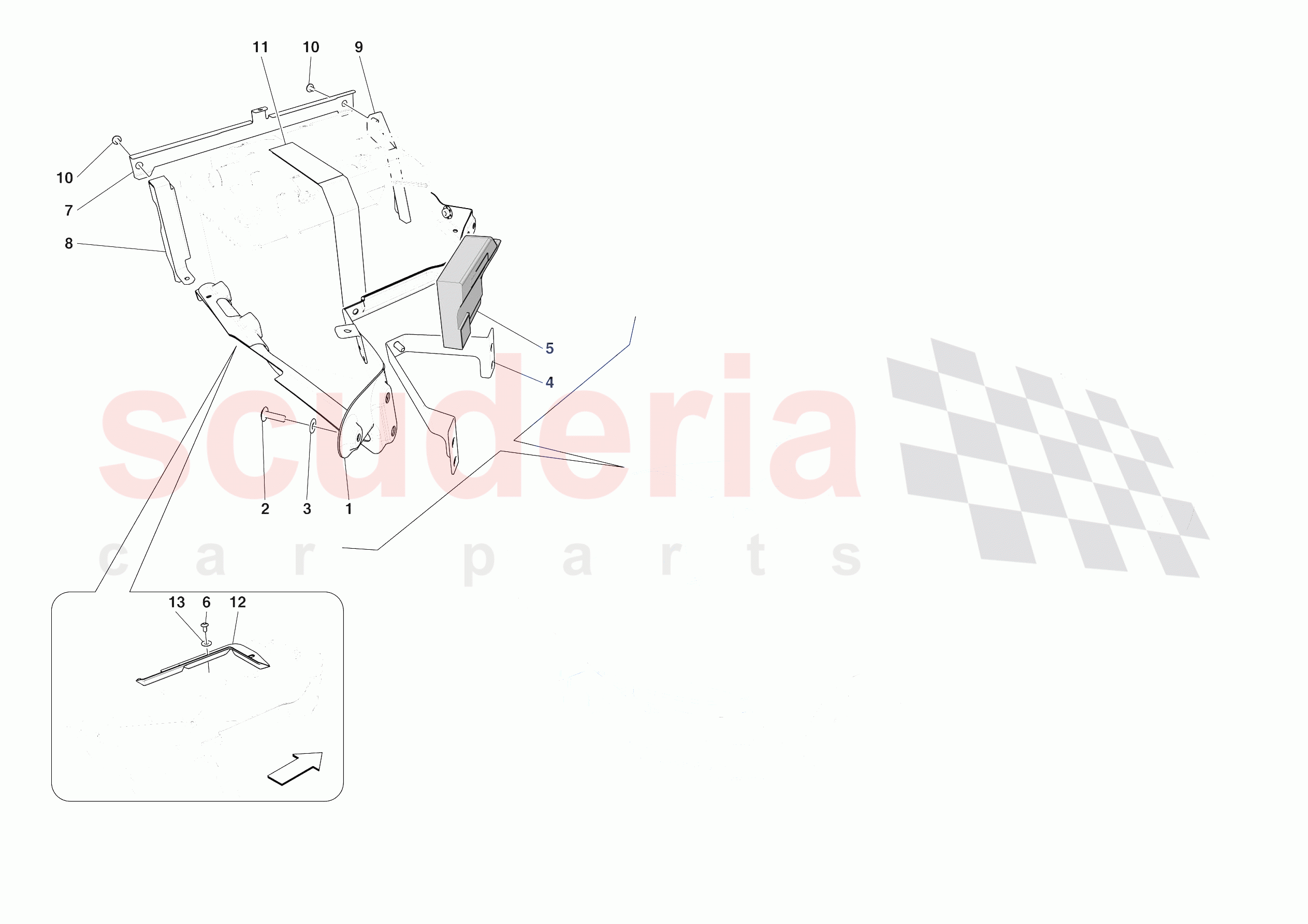 BATTERY INSTALLATION of Ferrari Ferrari Daytona SP3 Europe