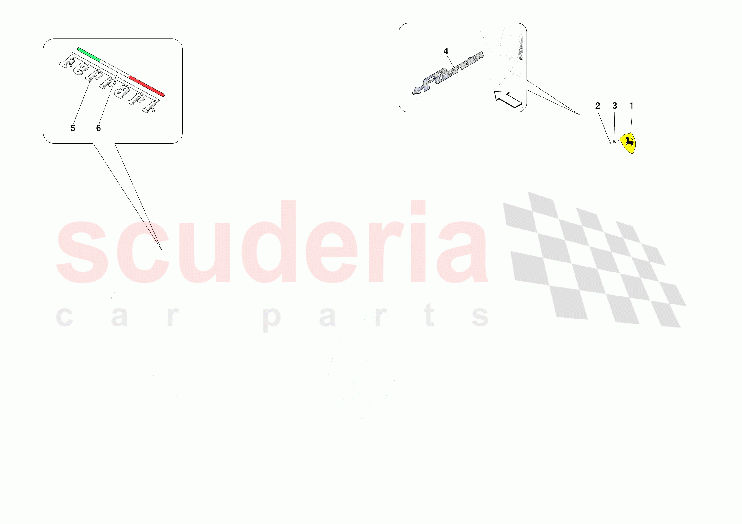 BADGES of Ferrari Ferrari F8 Spider Europe