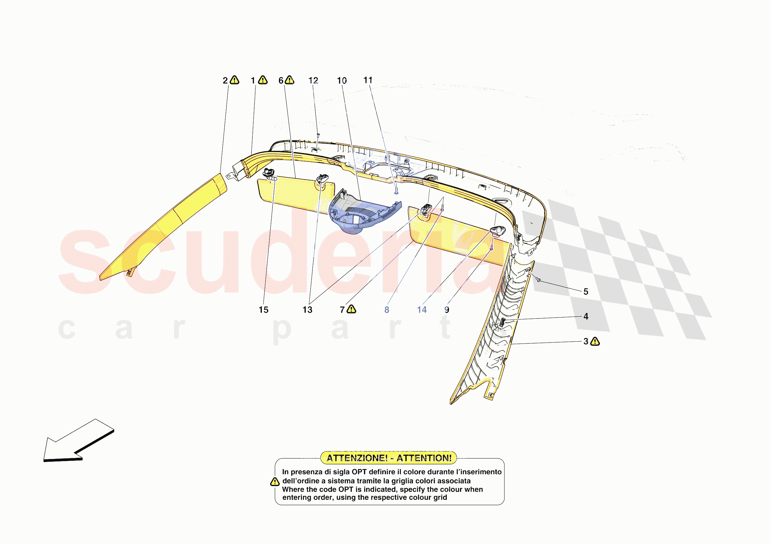 INNER TRIM (ABOVE BELTLINE) of Ferrari Ferrari Portofino M Europe
