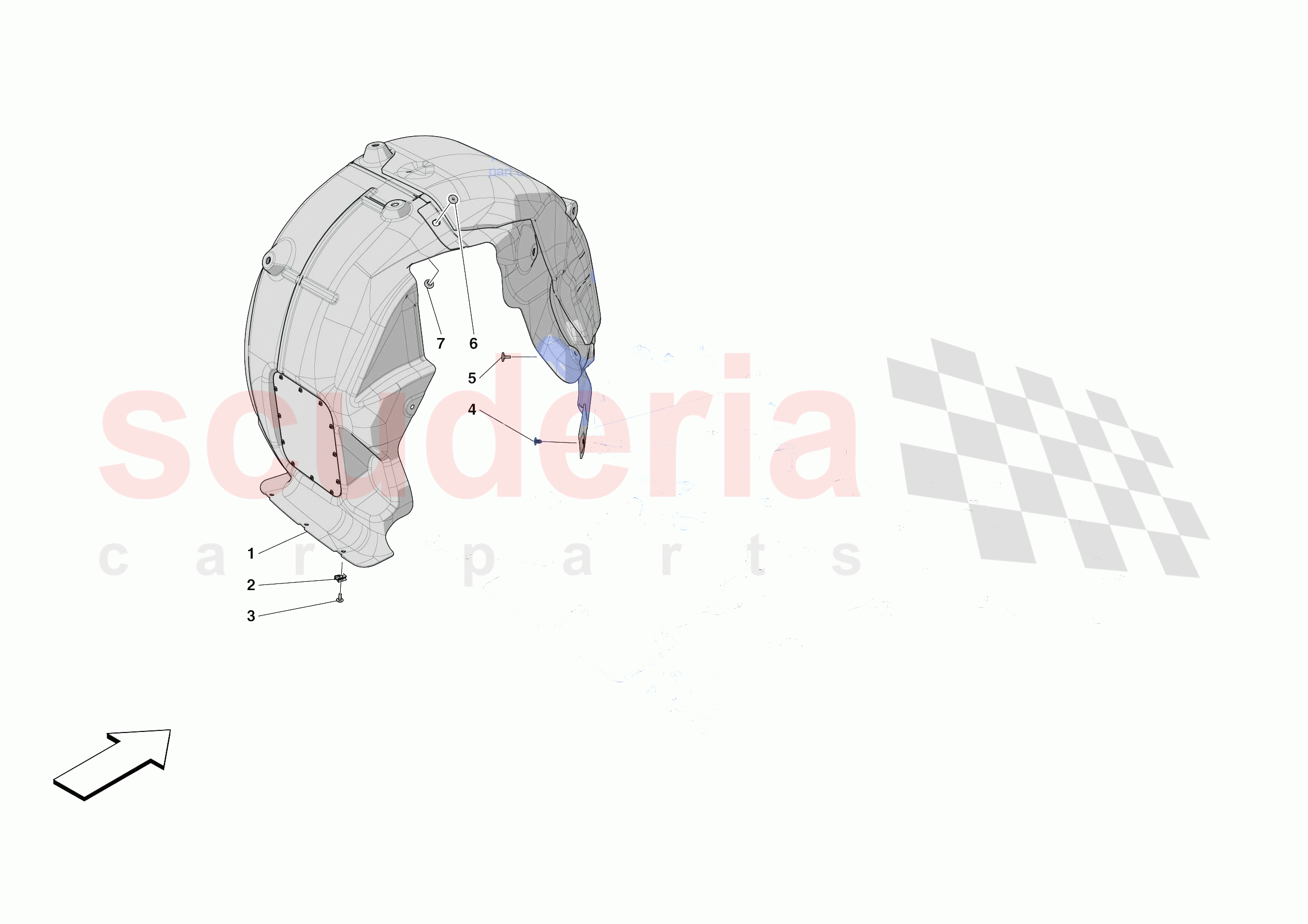 REAR WHEELHOUSE of Ferrari Ferrari Portofino M Europe RH