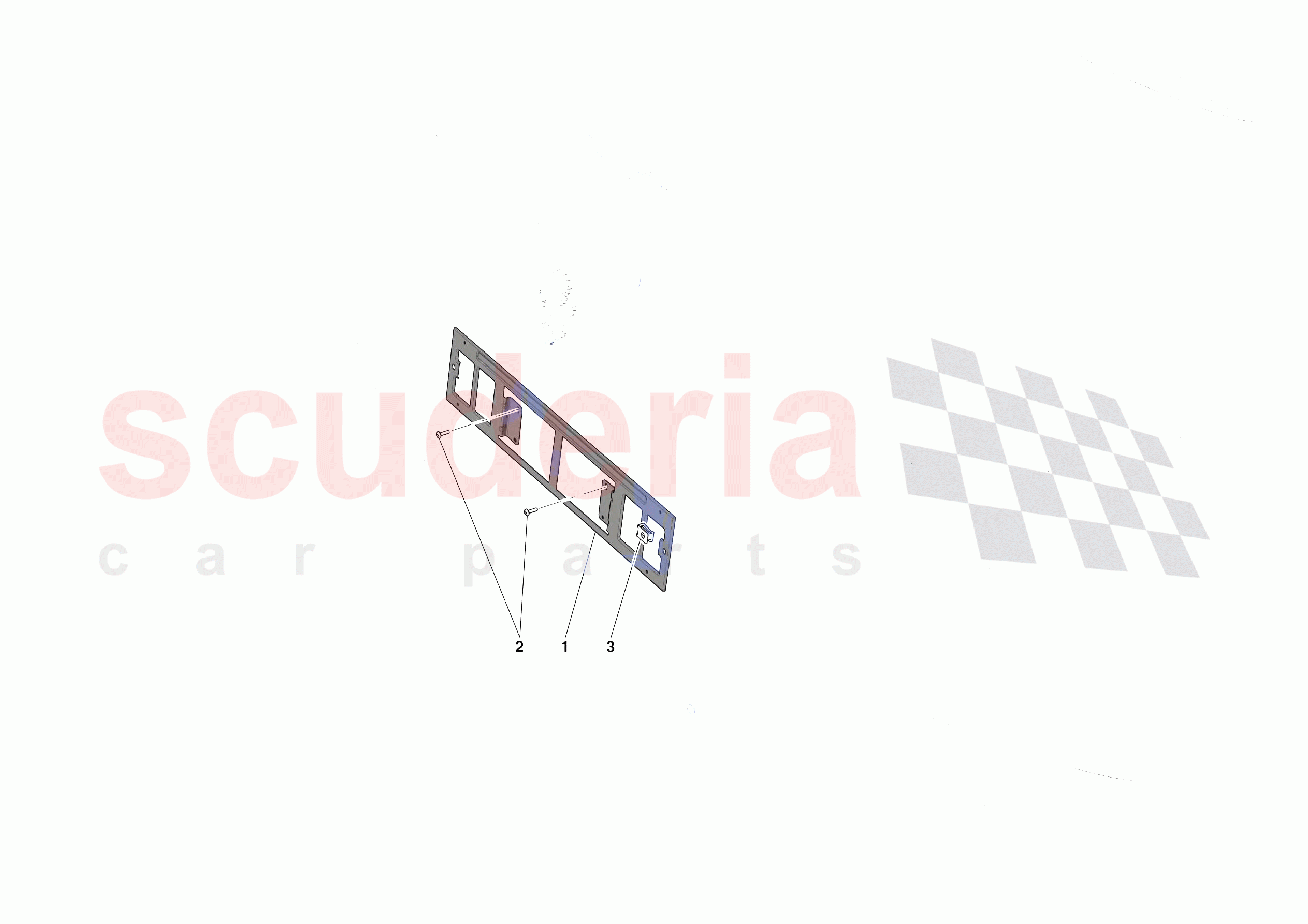 REAR LICENCE PLATE INSTALLATION of Ferrari Ferrari Portofino M USA