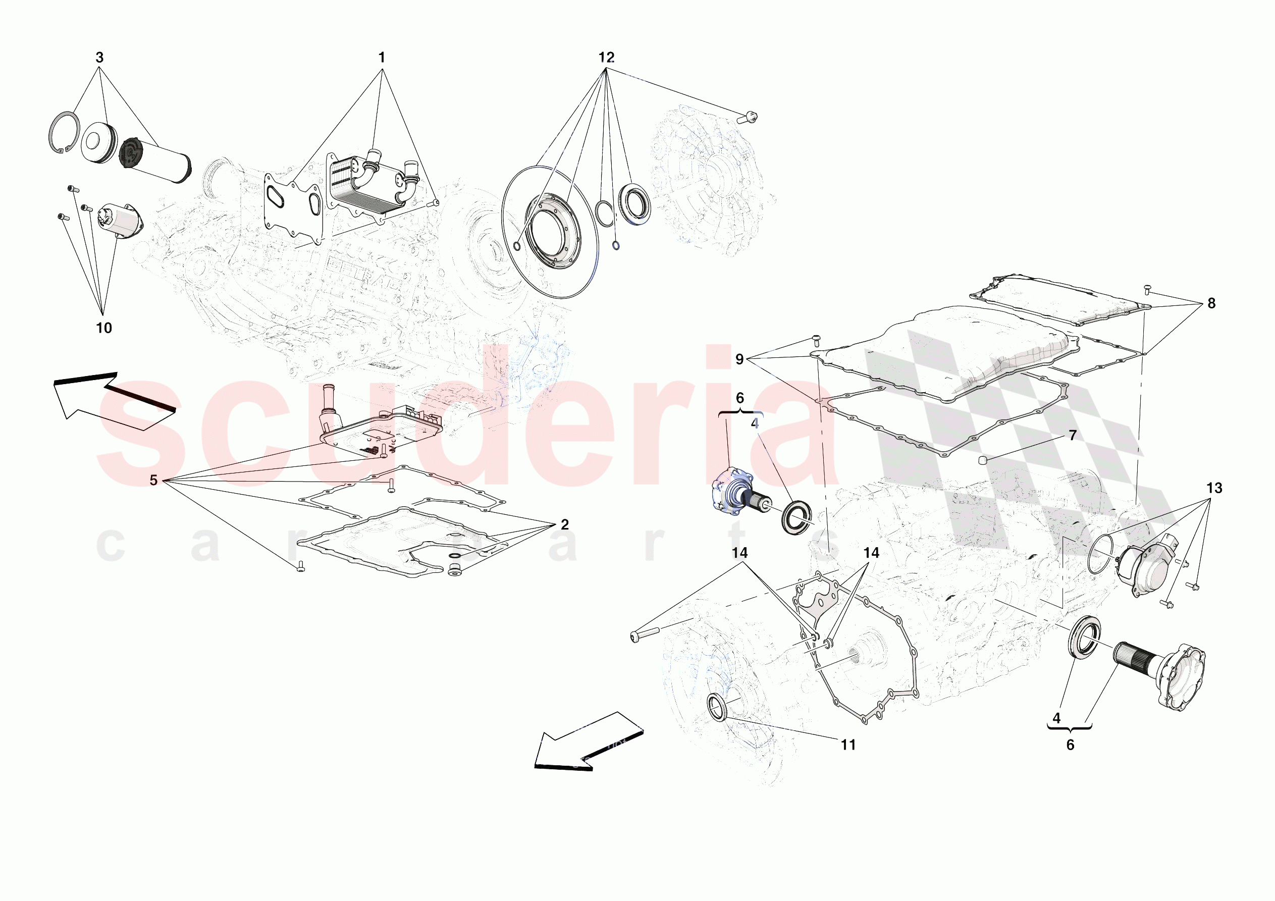 GEARBOX REPAIR KIT of Ferrari Ferrari SF90 Stradale USA
