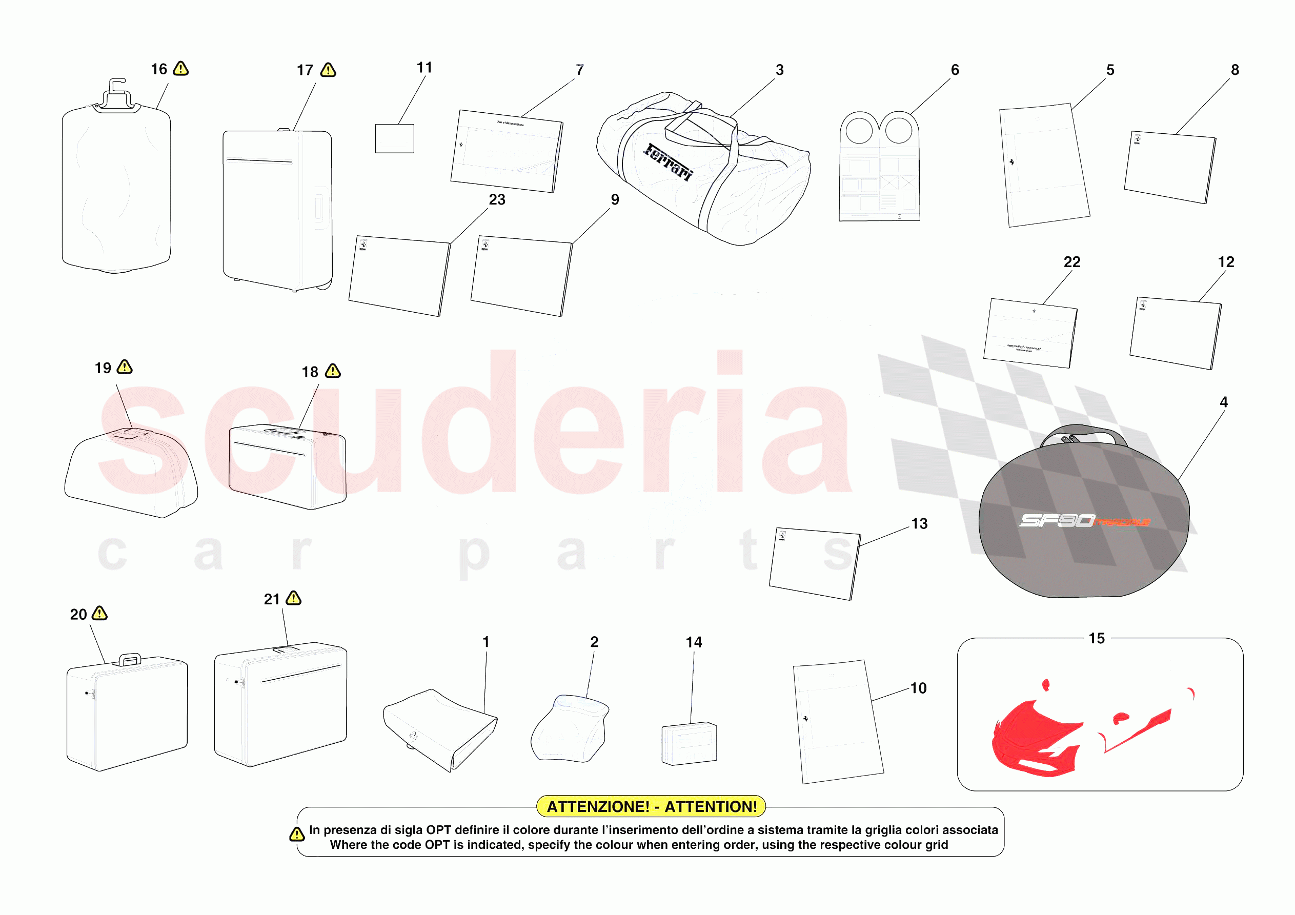 OTHER ACCESSORIES of Ferrari Ferrari SF90 Stradale USA