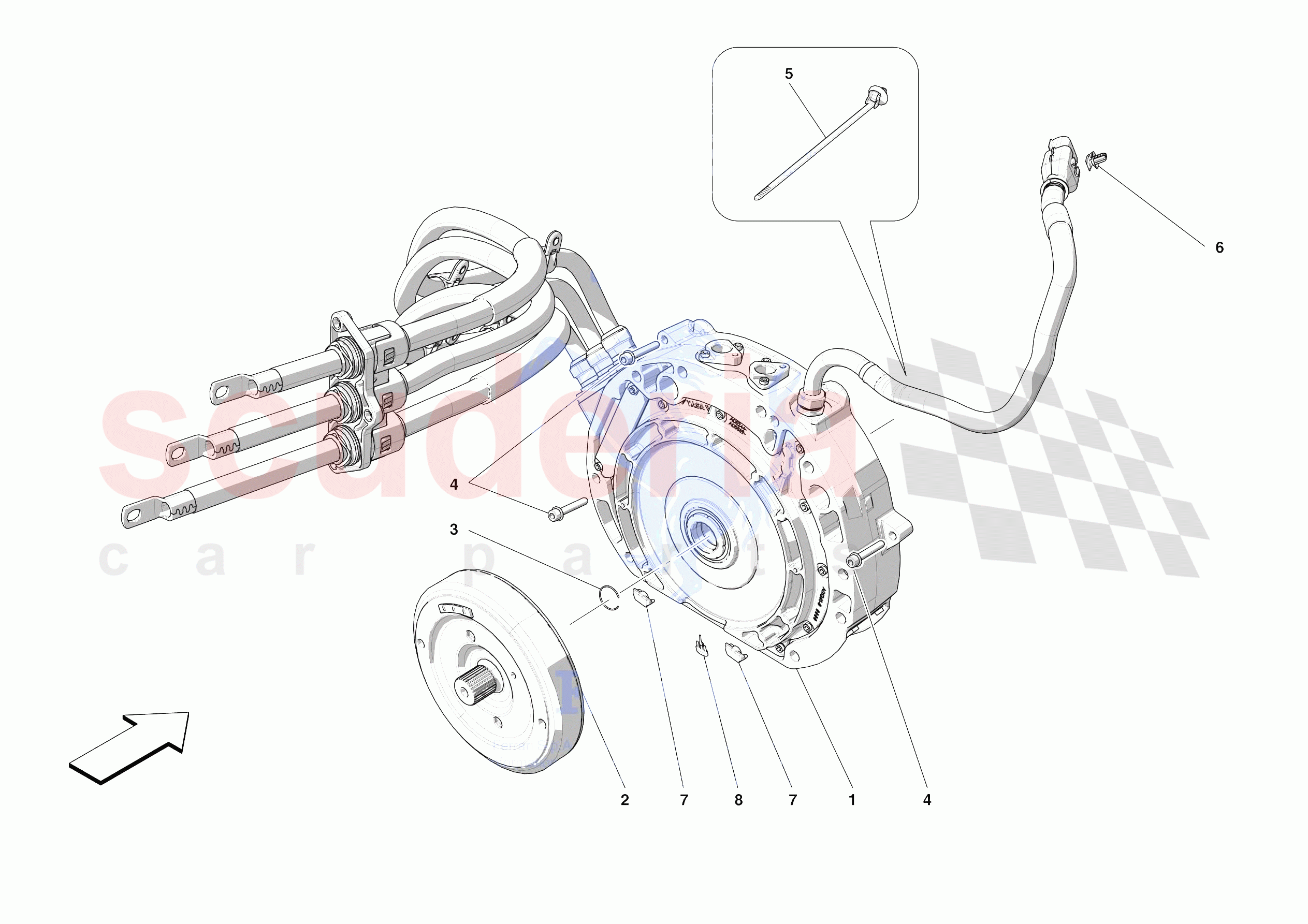 ELECTRIC MACHINE of Ferrari Ferrari SF90 XX Spider Europe RH