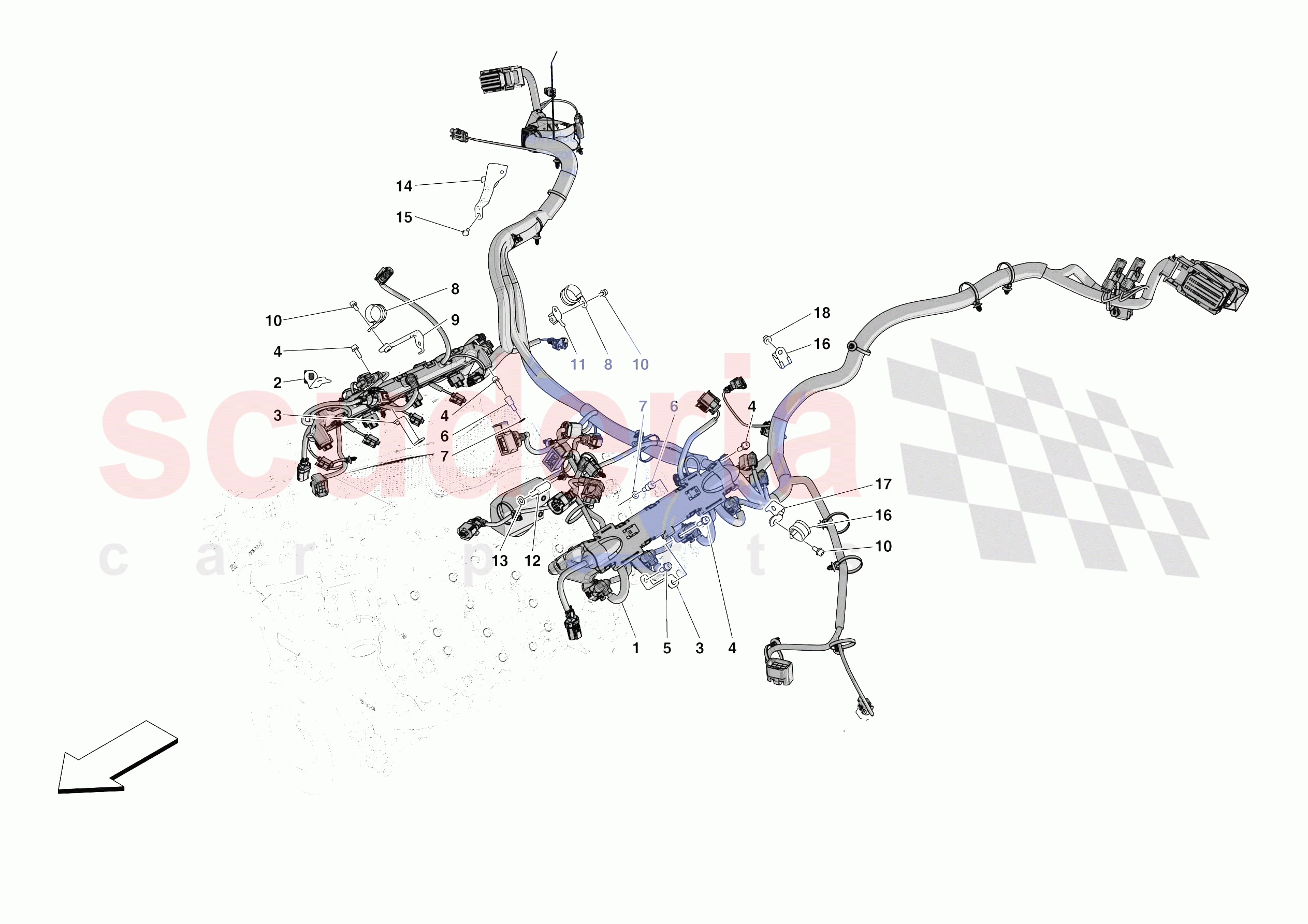 ENGINE ELECTRICAL SYSTEM of Ferrari Ferrari SF90 XX Stradale Europe