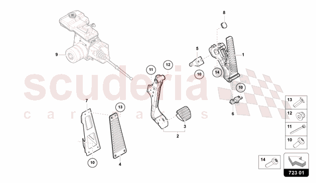 AND ACCEL. LEVER MECH. of Lamborghini Lamborghini Revuelto Coupe