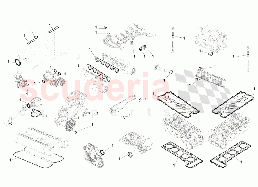 Gasket Kit of Lamborghini Lamborghini Gallardo Spyder