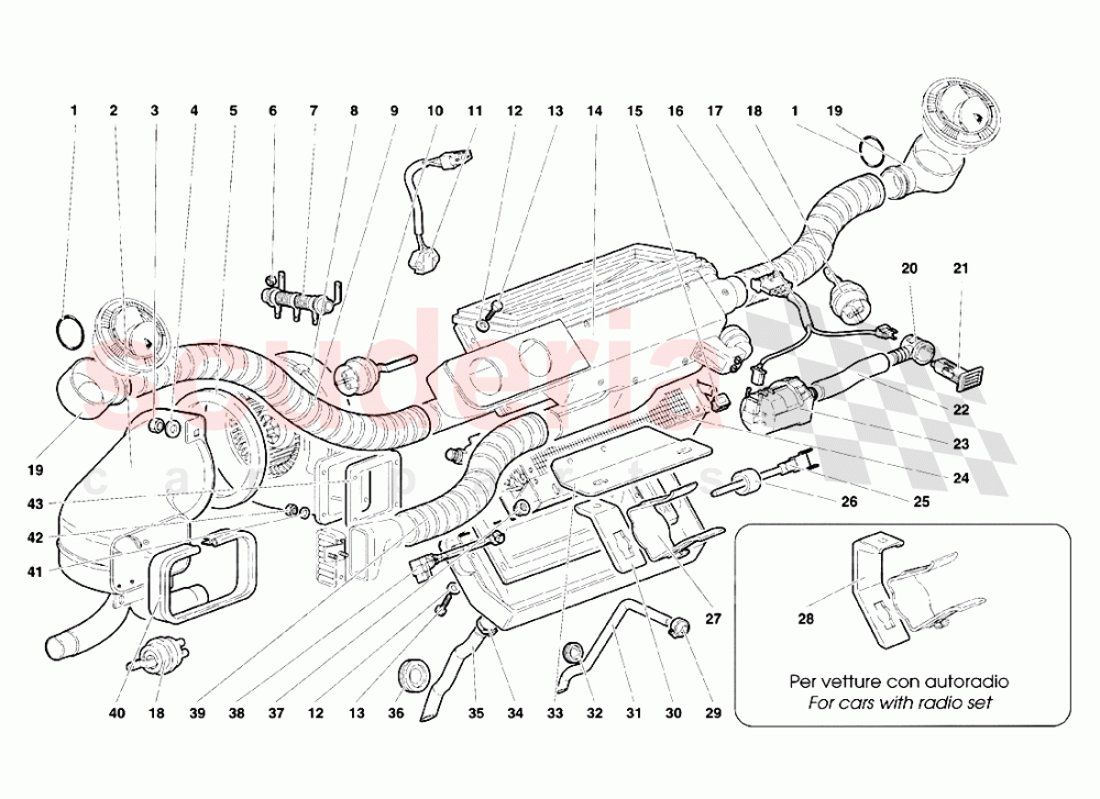 Climate Control 3 of Lamborghini Lamborghini Diablo SE30 (1993-1995)