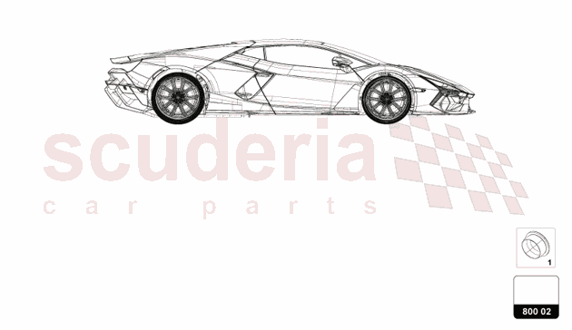 REPAIR KIT of Lamborghini Lamborghini Revuelto Coupe