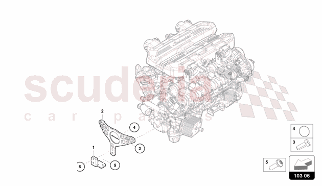 SET FOR BASE ENGINE of Lamborghini Lamborghini Revuelto Coupe