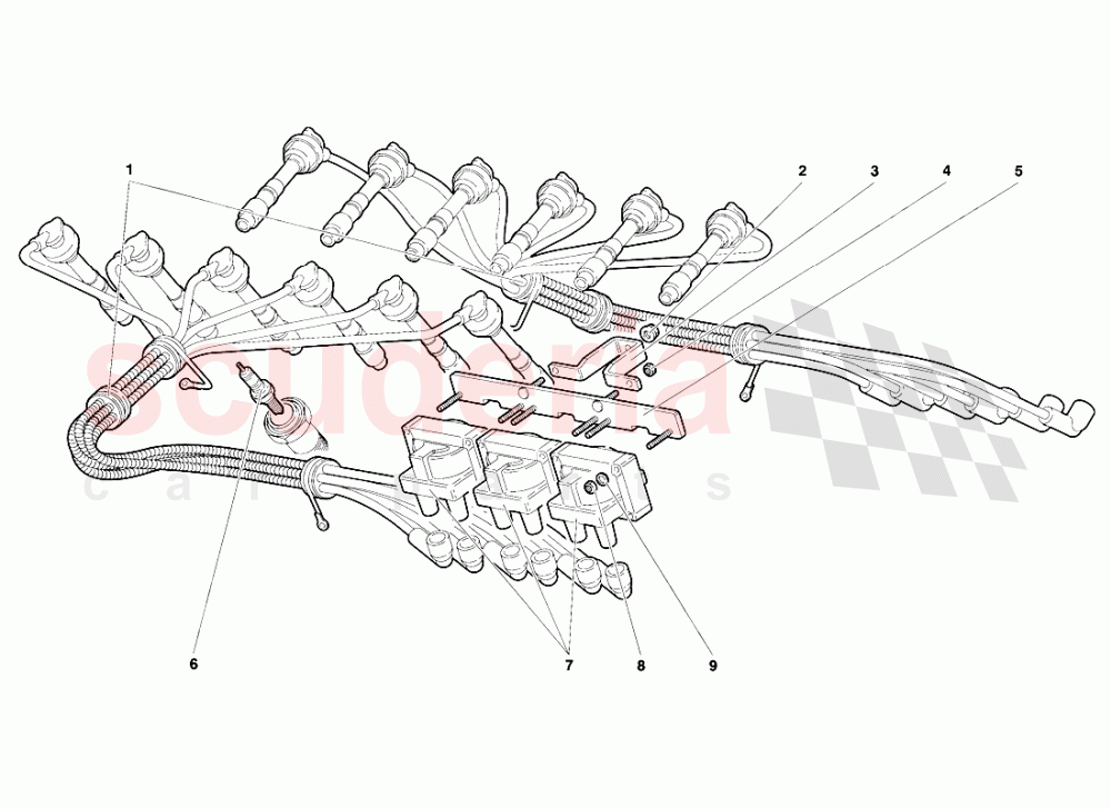 Engine Ignition Components of Lamborghini Lamborghini Diablo SV (1995-1997)