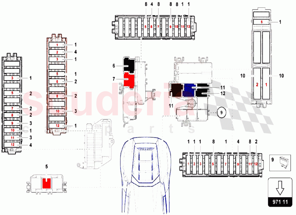 Electrical System 5 of Lamborghini Lamborghini Huracan LP640 Performante Coupe
