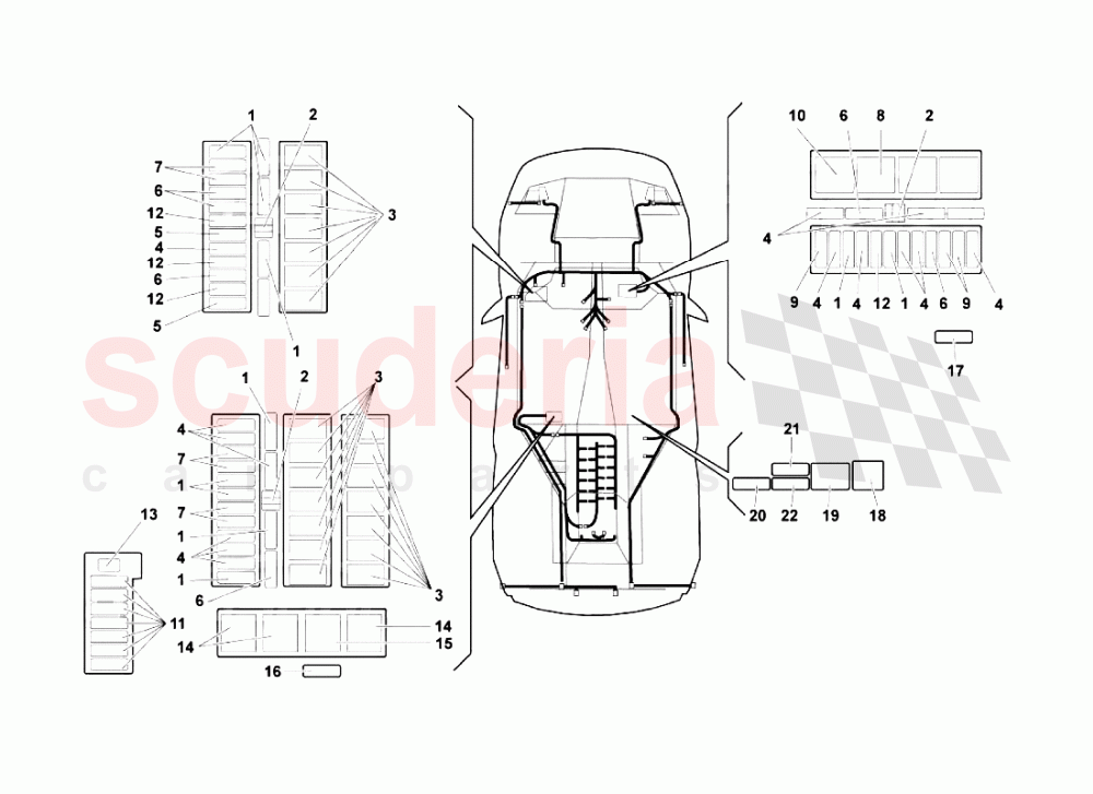 Electrical System 5 of Lamborghini Lamborghini Murcielago LP670