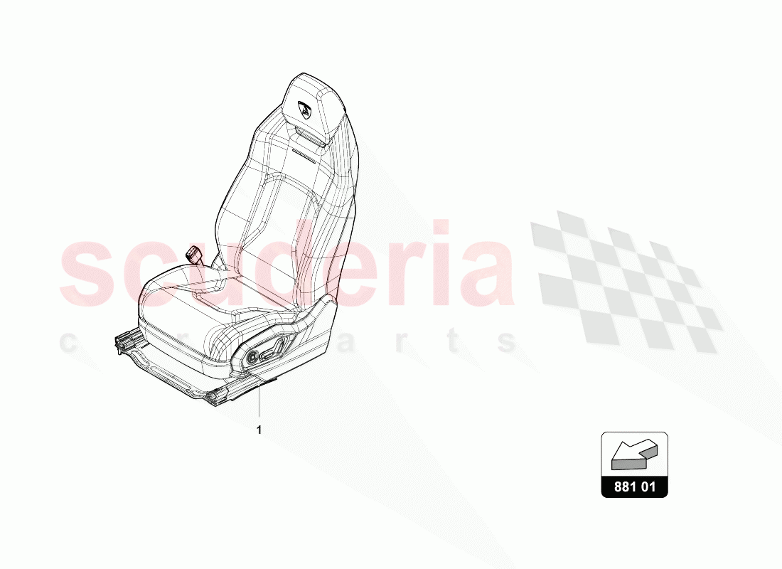 SEAT of Lamborghini Lamborghini Urus