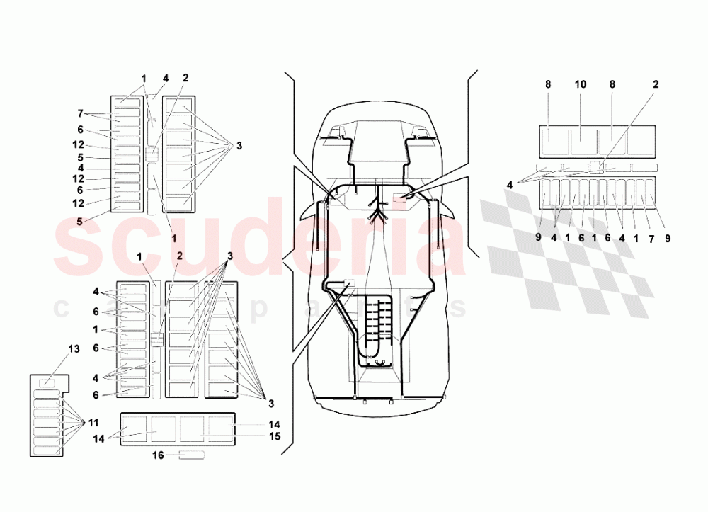 Electrical System 5 of Lamborghini Lamborghini Murcielago Roadster