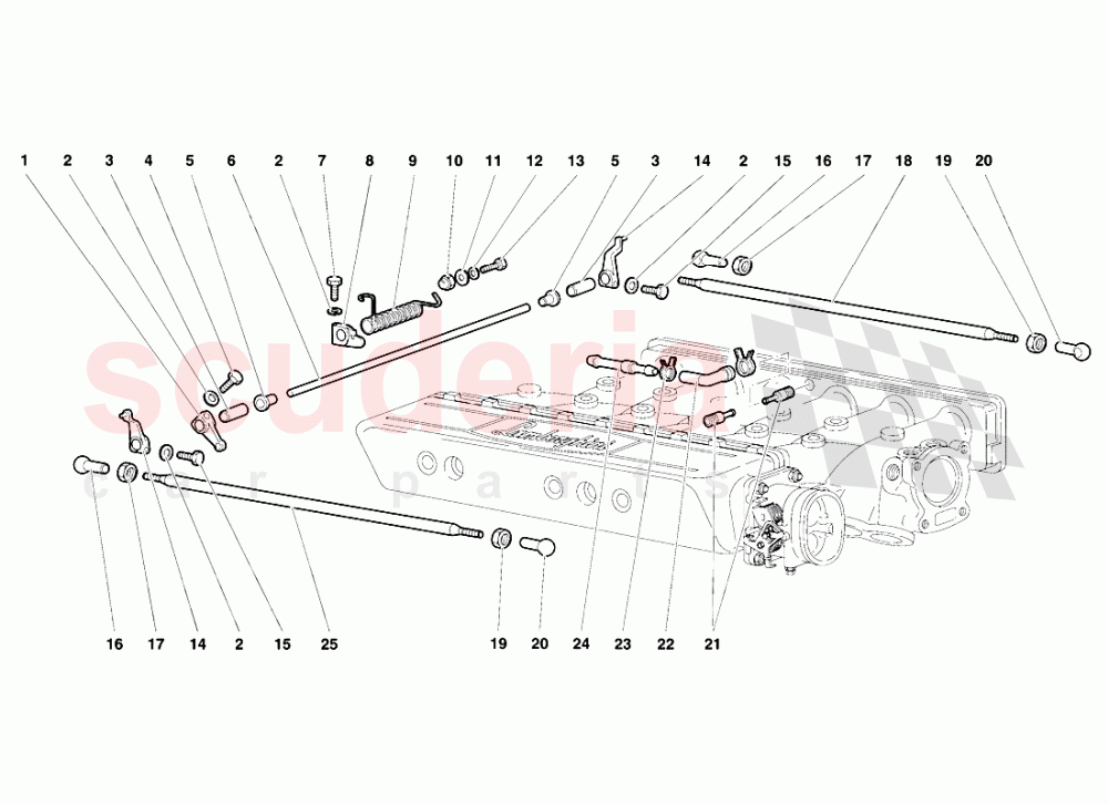 Accelerator Cables of Lamborghini Lamborghini Diablo VT (1993-1998)