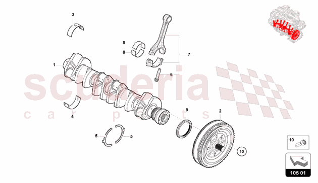WITH BEARINGS of Lamborghini Lamborghini Revuelto Coupe