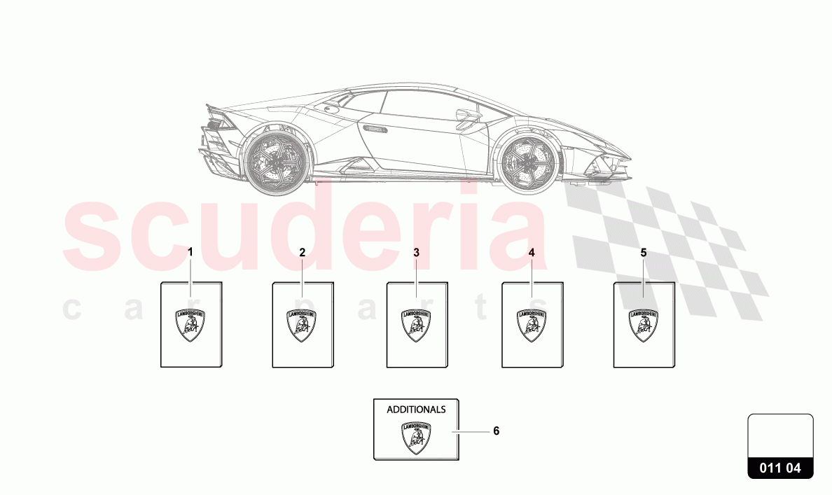 VEHICLE WALLET of Lamborghini Lamborghini Huracan Evo Spyder 2WD