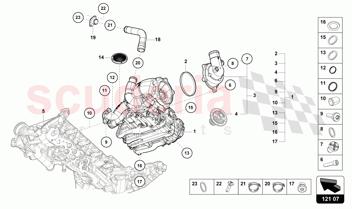 OIL PUMP of Lamborghini Lamborghini Huracan STO