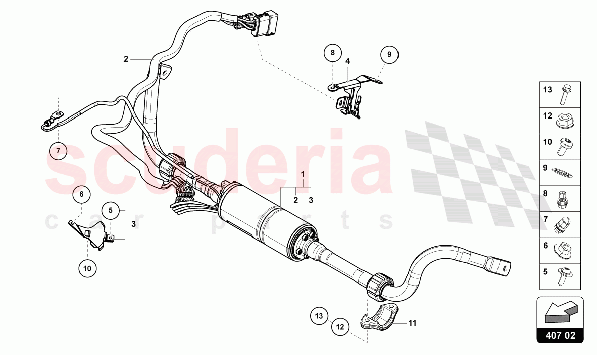 ANTI-ROLL BAR of Lamborghini Lamborghini Urus S