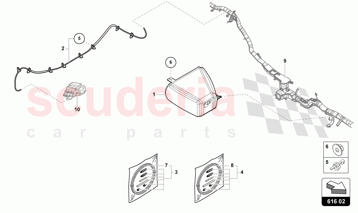 LIFTING DEVICE of Lamborghini Lamborghini Urus S