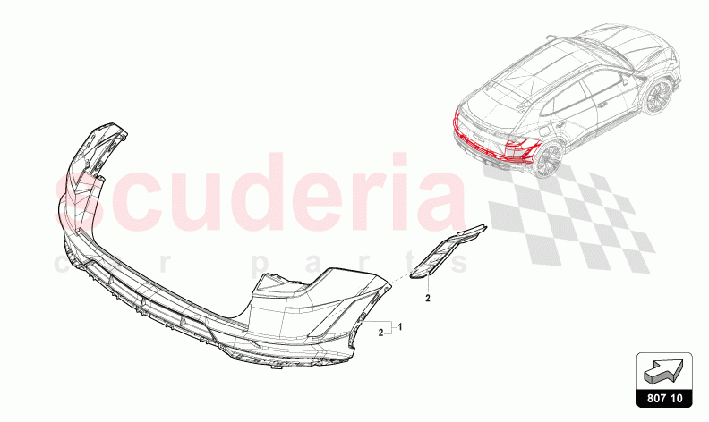 BUMPER, COMPLETE of Lamborghini Lamborghini Urus S