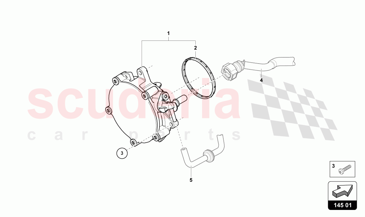 VACUUM PUMP of Lamborghini Lamborghini Urus (2019-2022)