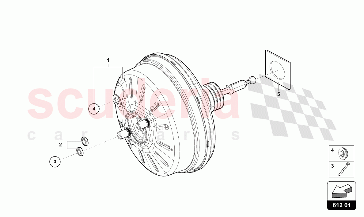 BRAKE SERVO of Lamborghini Lamborghini Urus Performante