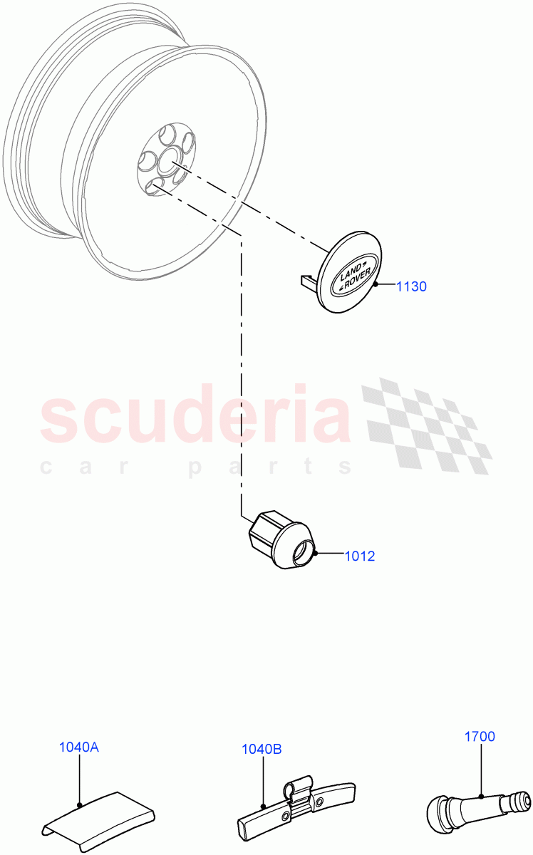 Wheels(Additional Equipment)(Itatiaia (Brazil))((V)FROMGT000001) of Land Rover Land Rover Range Rover Evoque (2012-2018) [2.0 Turbo Petrol GTDI]